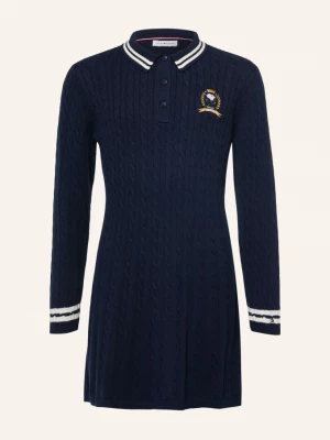 Obrázek produktu Tommy Hilfiger Pletené Polo Šaty Peanuts™ tmavě modrá / bílá