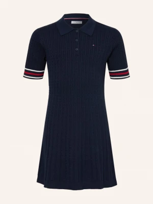 Obrázek produktu Tommy Hilfiger Pletené Polo Šaty tmavě modrá