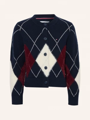 Obrázek produktu Tommy Hilfiger Pletený Svetr tmavě modrá / tmavě červená / bílá