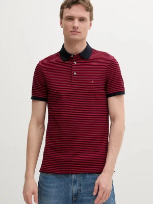 Obrázek produktu Tommy Hilfiger polo bavlněné elastanem červená