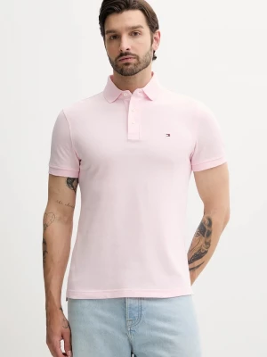 Obrázek produktu Tommy Hilfiger polo bavlněné s elastanem růžová