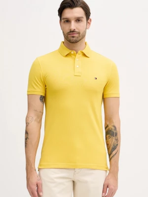 Obrázek produktu Tommy Hilfiger polo bavlněné s elastanem žlutá