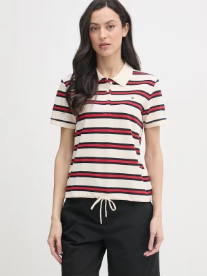 Obrázek produktu Tommy Hilfiger polo dámské bavlněné s elastanem béžová
