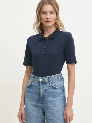 Obrázek produktu Tommy Hilfiger polo dámské s bavlnou námořnická modř
