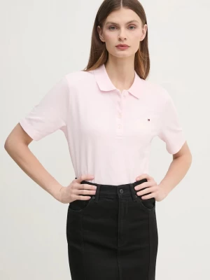 Obrázek produktu Tommy Hilfiger polo dámské s bavlnou růžová
