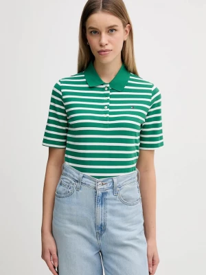 Obrázek produktu Tommy Hilfiger polo dámské s bavlnou zelená