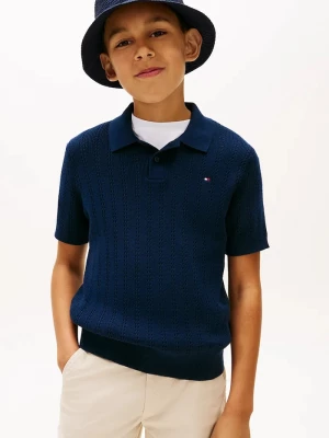 Obrázek produktu Tommy Hilfiger polo dětské bavlněné námořnická modř