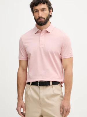 Obrázek produktu Tommy Hilfiger polo pánské bavlněné růžová