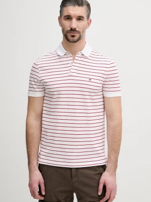 Obrázek produktu Tommy Hilfiger polo pánské bavlněné s elastanem červená