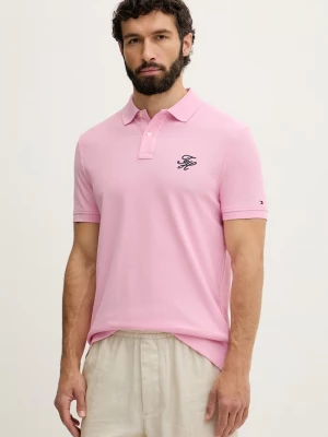 Obrázek produktu Tommy Hilfiger polo pánské bavlněné SUMMER růžová