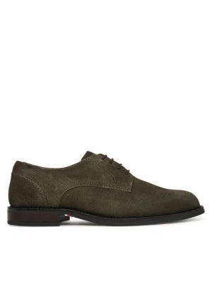 Obrázek produktu Tommy Hilfiger Polobotky Corporate Dressy Suede Shoe FM0FM05969 Zelená