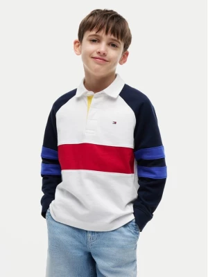 Obrázek produktu Tommy Hilfiger Polokošile Colourblock KB0KB10584 Bílá Regular Fit