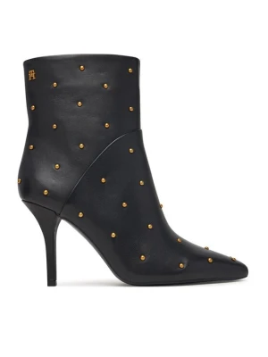 Obrázek produktu Tommy Hilfiger Polokozačky High Heel Ankle Boot With Studs FW0FW09558 Černá