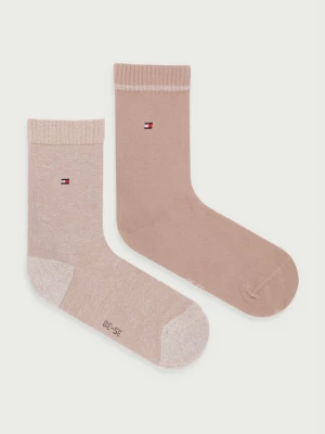 Obrázek produktu Tommy Hilfiger ponožky dámské s bavlnou 2-pack béžová