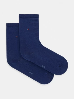 Obrázek produktu Tommy Hilfiger ponožky dámské s příměsí hedvábí námořnická modř