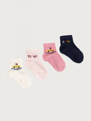 Obrázek produktu Tommy Hilfiger ponožky dětské 4-pack růžová