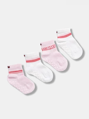 Obrázek produktu Tommy Hilfiger ponožky kojenecké 4-pack růžová