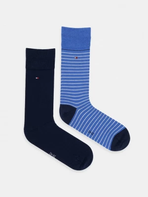 Obrázek produktu Tommy Hilfiger ponožky pánské s bavlnou 2-pack modrá