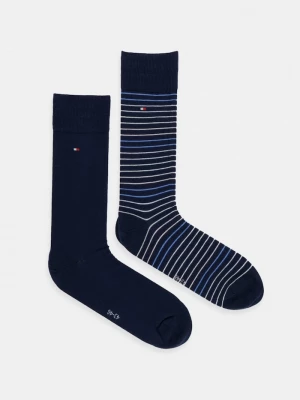 Obrázek produktu Tommy Hilfiger ponožky pánské s bavlnou 2-pack modrá