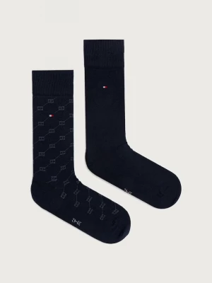 Obrázek produktu Tommy Hilfiger ponožky pánské s bavlnou 2-pack námořnická modř