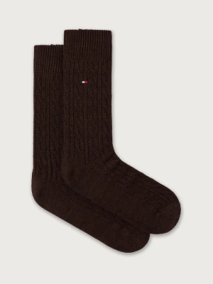 Obrázek produktu Tommy Hilfiger ponožky pánské s příměsí vlny hnědá