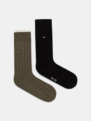 Obrázek produktu Tommy Hilfiger Ponožky Tommy Hilfiger 2-pack zelená