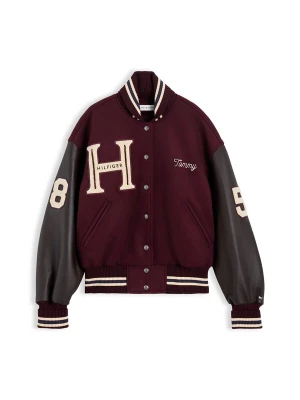Obrázek produktu TOMMY HILFIGER Přechodná bunda krémová / tmavě hnědá / vínově červená / offwhite