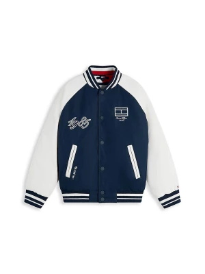 Obrázek produktu TOMMY HILFIGER Přechodná bunda tmavě modrá / bílá