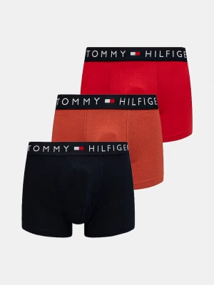 Obrázek produktu Tommy Hilfiger přiléhavé boxerky pánské bavlněné elastanem 3-pack červená