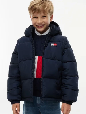 Obrázek produktu Tommy Hilfiger prošívaná bunda dětská námořnická modř