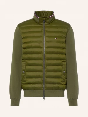 Obrázek produktu Tommy Hilfiger Prošívaná Bunda Z Kombinace Materiálů olivová