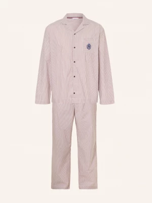 Obrázek produktu Tommy Hilfiger Pyžamo tmavě červená / režná / tmavě modrá