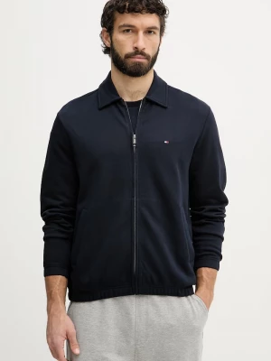 Obrázek produktu Tommy Hilfiger rozepínací mikina pánská bavlněná námořnická modř