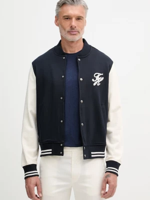 Obrázek produktu Tommy Hilfiger rozepínací mikina pánská bavlněná námořnická modř