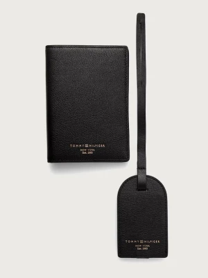 Obrázek produktu Tommy Hilfiger sada s pouzdrem pánská kožená černá
