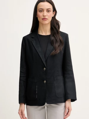 Obrázek produktu Tommy Hilfiger sako dámské se lnem černá