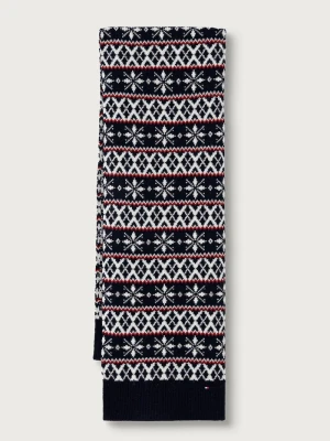 Obrázek produktu Tommy Hilfiger šála pánská s vlnou námořnická modř