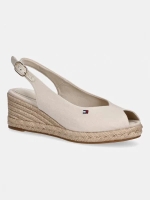 Obrázek produktu Tommy Hilfiger sandály na klínk dámské MID WEDGE ESPAD SLINGBACK béžová