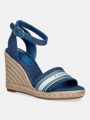 Obrázek produktu Tommy Hilfiger sandály na klínk HIGH WEDGE ESPAD WEBBING modrá