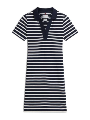 Obrázek produktu TOMMY HILFIGER Šaty '1985 Slim Mini Short Sleeve' noční modrá / bílá