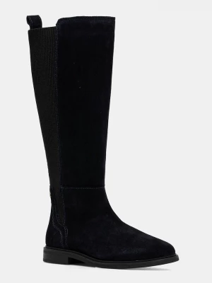 Obrázek produktu Tommy Hilfiger Semišové boty Tommy Hilfiger FLAG SUEDE LONG BOOT námořnická modř