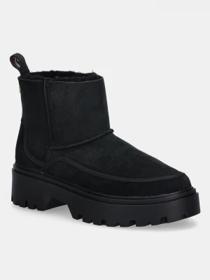Obrázek produktu Tommy Hilfiger Semišové boty REAL SHEARLING PULLON černá
