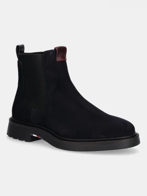 Obrázek produktu Tommy Hilfiger Semišové kotníkové boty Tommy Hilfiger COMFORT LWT SDE CHELSEA námořnická modř