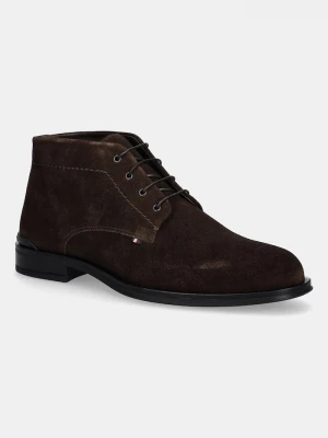 Obrázek produktu Tommy Hilfiger Semišové kotníkové boty Tommy Hilfiger CORPORATE HILFIGER SDE BOOT hnědá