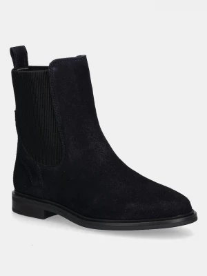 Obrázek produktu Tommy Hilfiger Semišové kotníkové boty Tommy Hilfiger FLAG SUEDE CHELSEA BOOT námořnická modř