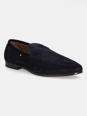 Obrázek produktu Tommy Hilfiger Semišové mokasíny Tommy Hilfiger TH FLEXIBLE SUEDE LOAFER námořnická modř