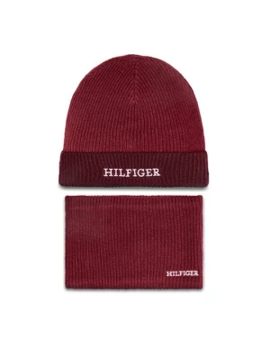 Obrázek produktu Tommy Hilfiger Set čepice a tunelová šála AU0AU01938 Červená