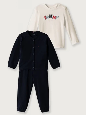 Obrázek produktu Tommy Hilfiger set kojenecký bavlněný s elastanem námořnická modř