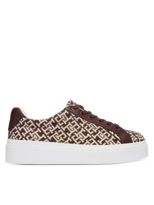 Obrázek produktu Tommy Hilfiger Sneakersy Chic Platform Monogram FW0FW09398 Hnědá