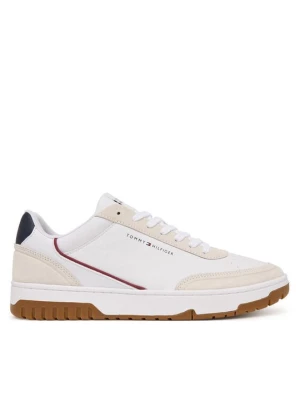 Obrázek produktu Tommy Hilfiger Sneakersy Th Basket Core Leather Suede Mix FM0FM05881 Bílá